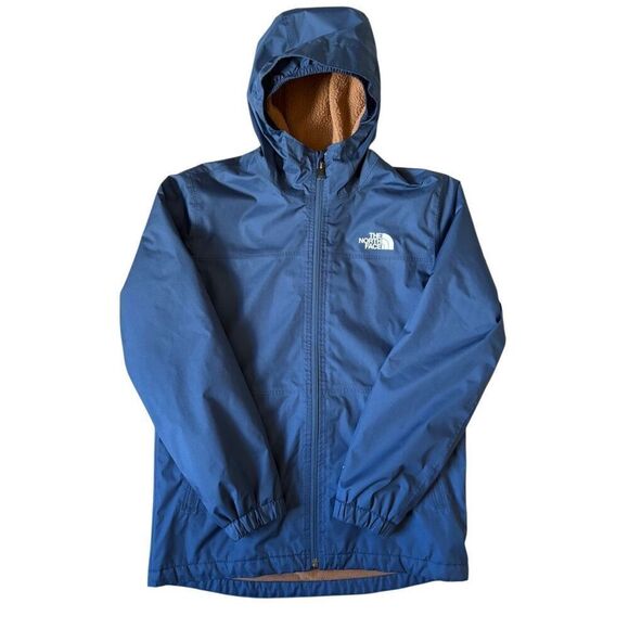 The North Face Other - The North Face Jacket Boys XL Hooded Fleece Lined Navy Blue
